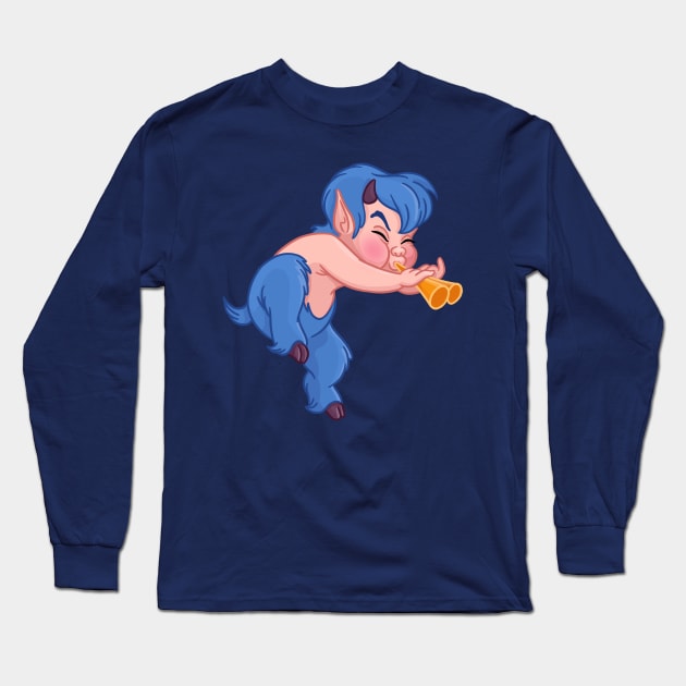 Satyr Long Sleeve T-Shirt by Fransisqo82